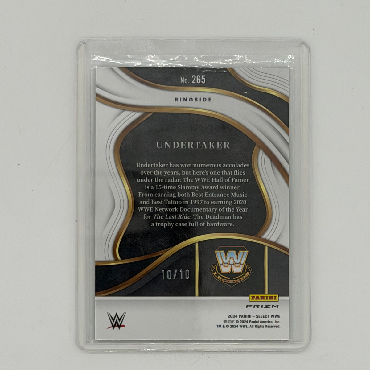 Undertaker Wrestling Panini 2024 Select /10