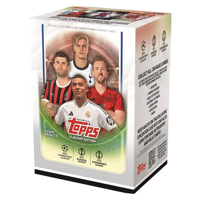 2024-25 TOPPS UEFA Club Competitions Soccer Cards Value Box