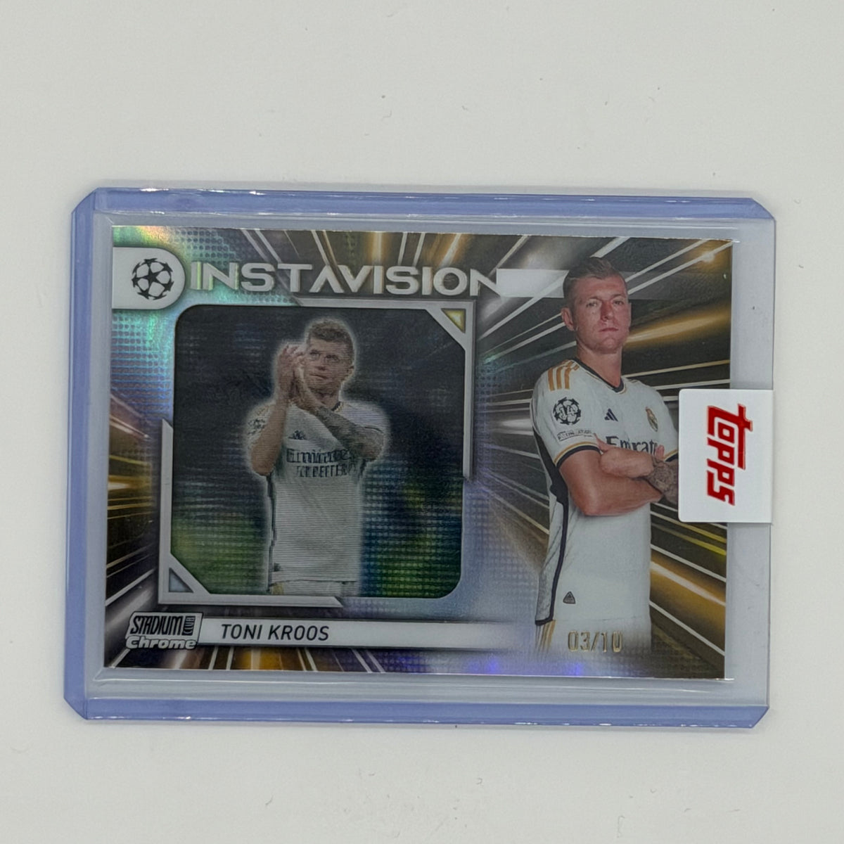 Toni Kroos Real Madrid UCL Soccer Topps 2023/24 Stadium Club /10