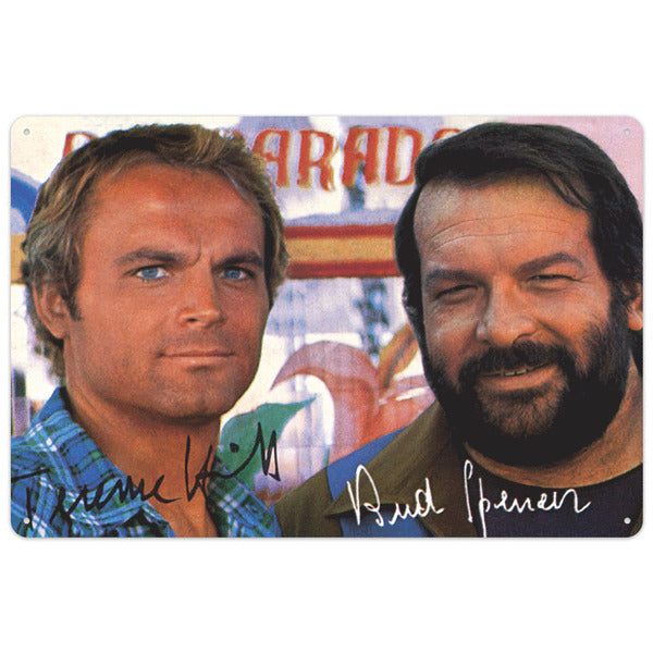 Original Bud Spencer Terence Hill Blechschild