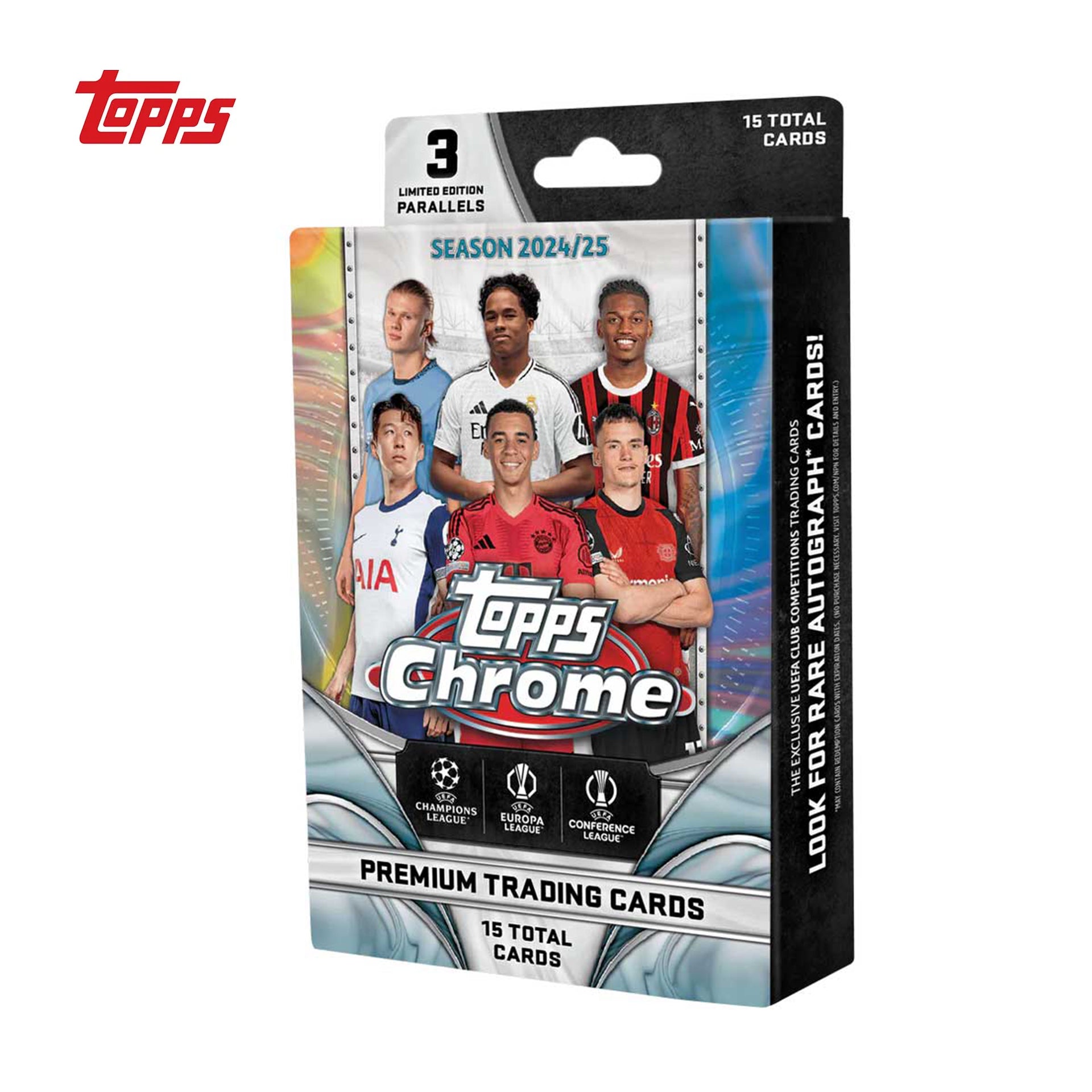 2024-25 Topps Chrome® UEFA Club Competitions - Hanger Box