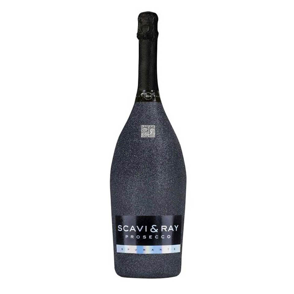 SCAVI & RAY Prosecco Spumante Glitzerflasche 0,7L - Der Kiosk - Offiziell