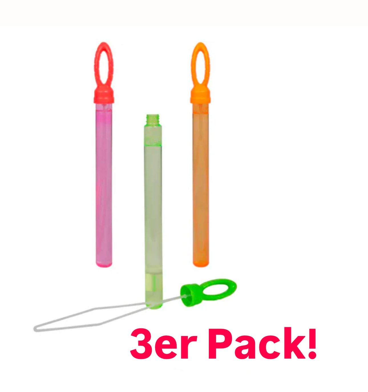 3x Simba Seifenblasen Stab (verschiedene Farben)