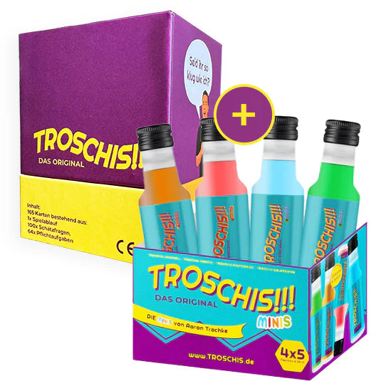 Party-Set - Troschis Minis + Troschis - Das Trinkspiel (Alkohol 16% vol.)