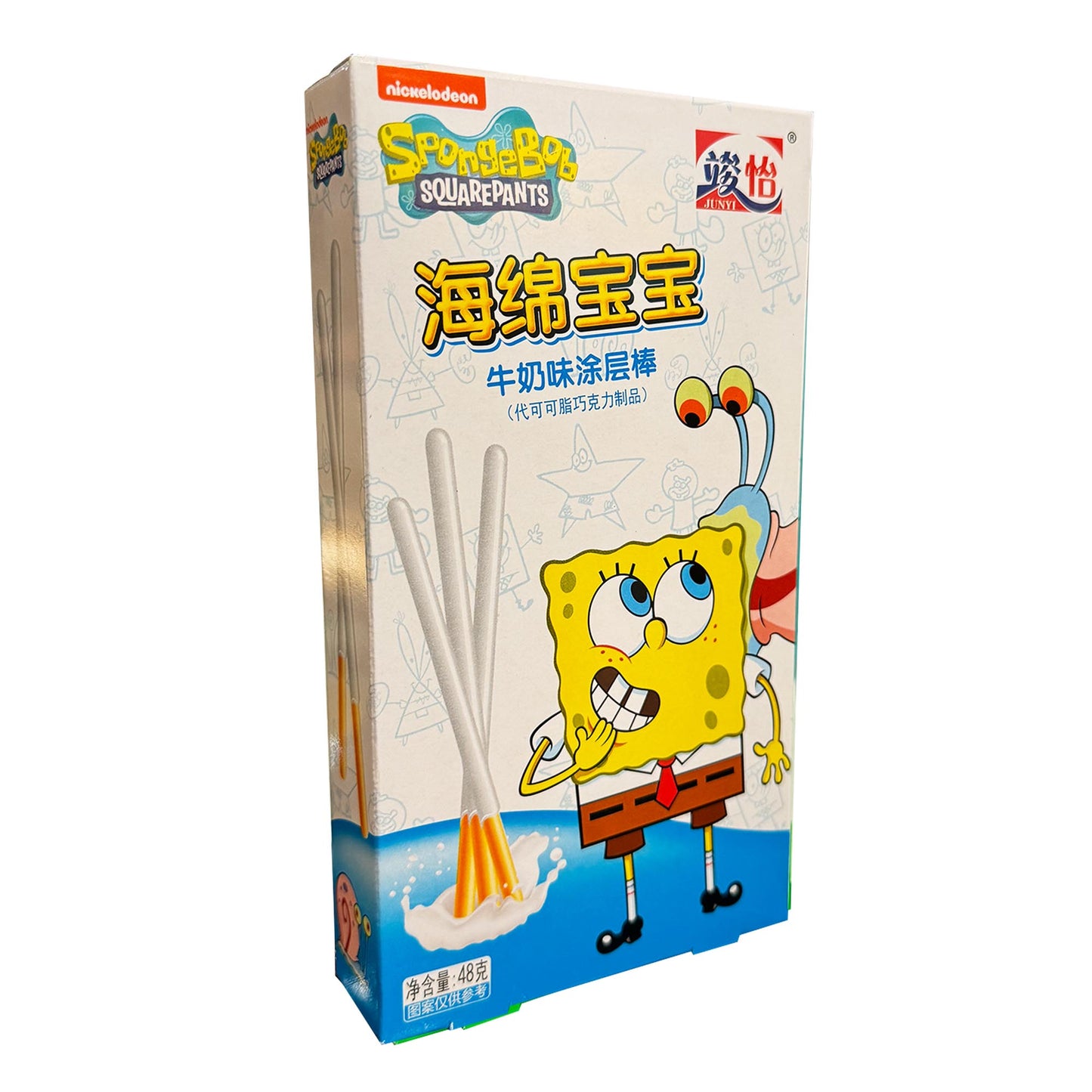JUNYI Spongebob Stick Milk Asia 48g