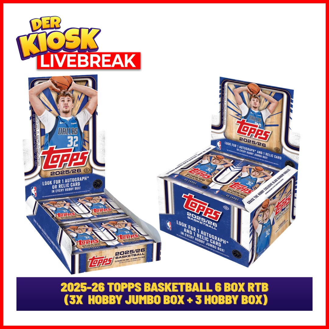 # 1 Topps Basketball 2025-26 6 Box RTB (3x Hobby Jumbo Box + 3 Hobby Box) Livebreak