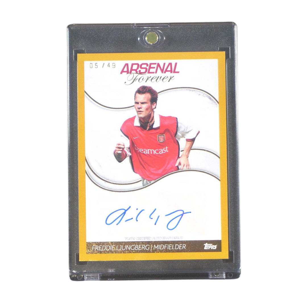 Freddie Ljungberg 05/49 Autograph - 2023-24 TOPPS Arsenal FC Forever