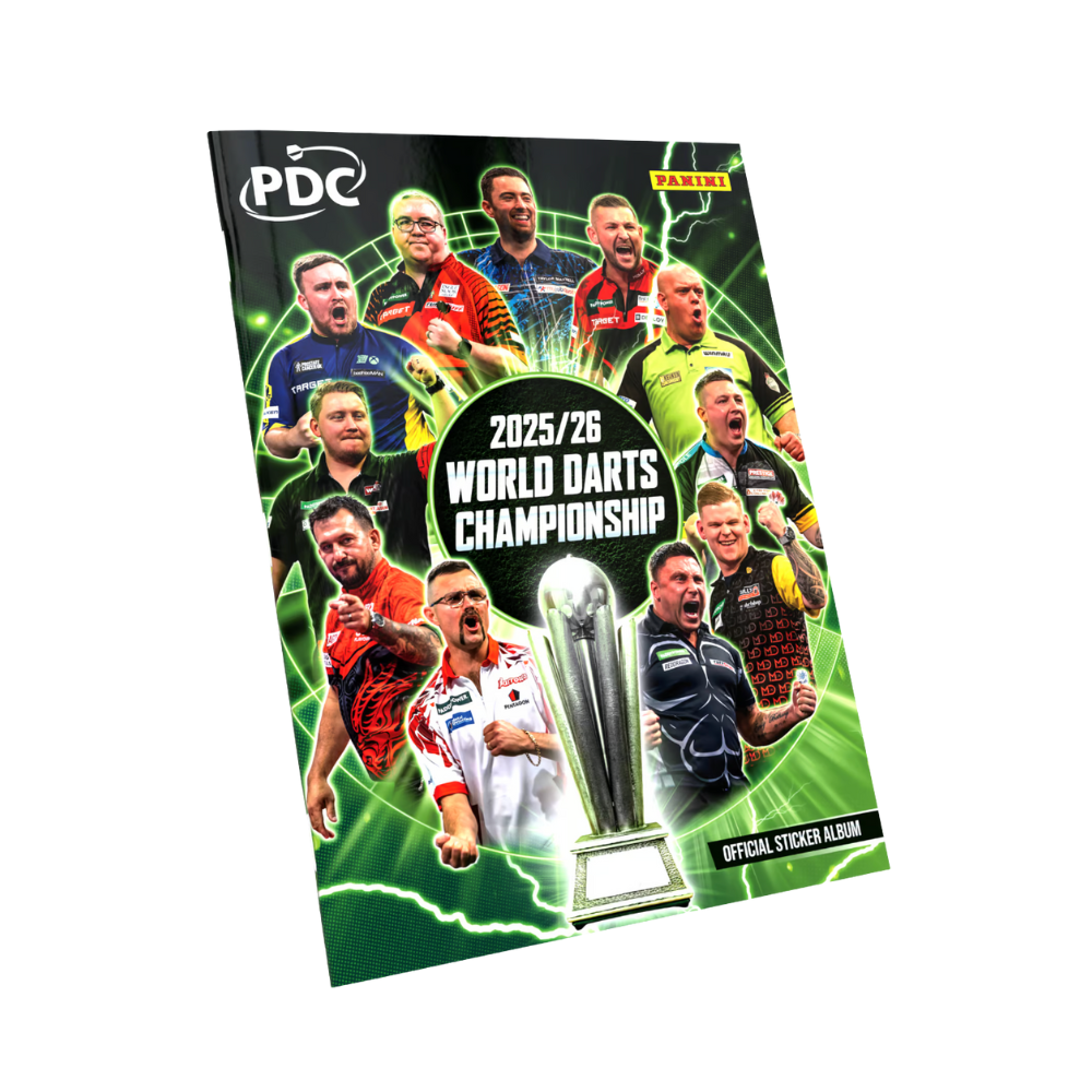 Panini PDC World Darts Championship 2025/26 - Official Sticker Softcover Sammelalbum