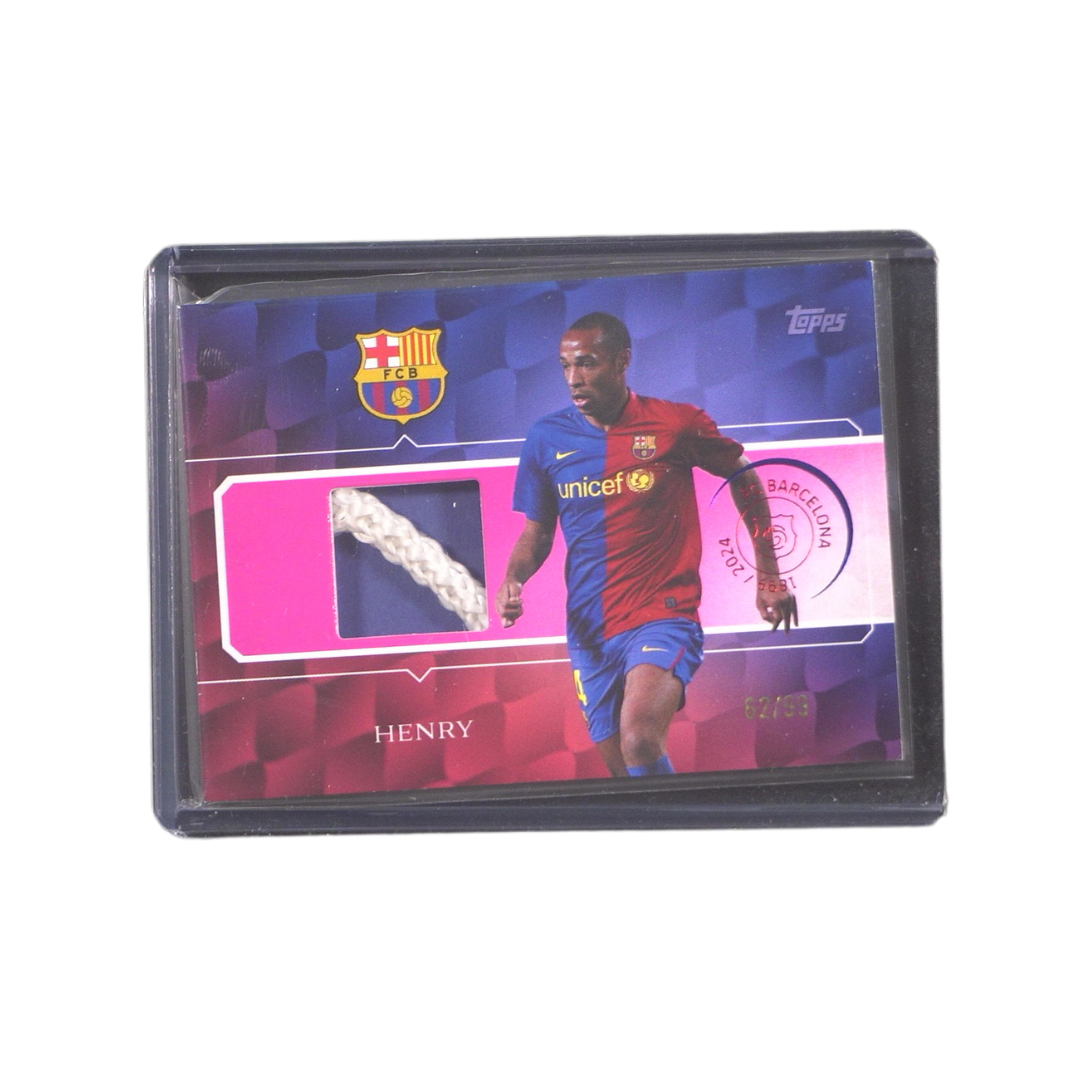 Thiery Henry 82/99 Relic - Topps 125 Jahre Barcelona Box ( Ungraded Card )