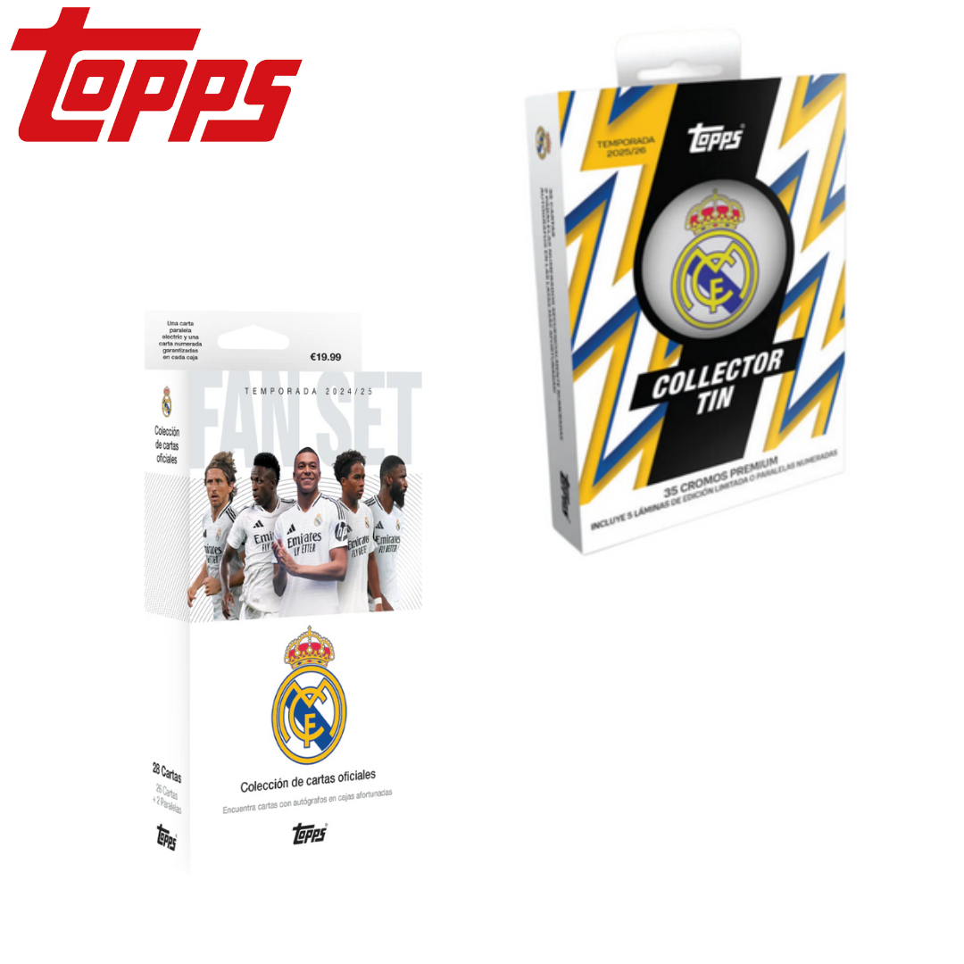 Topps Real Madrid Bundle Fan Set + Tin