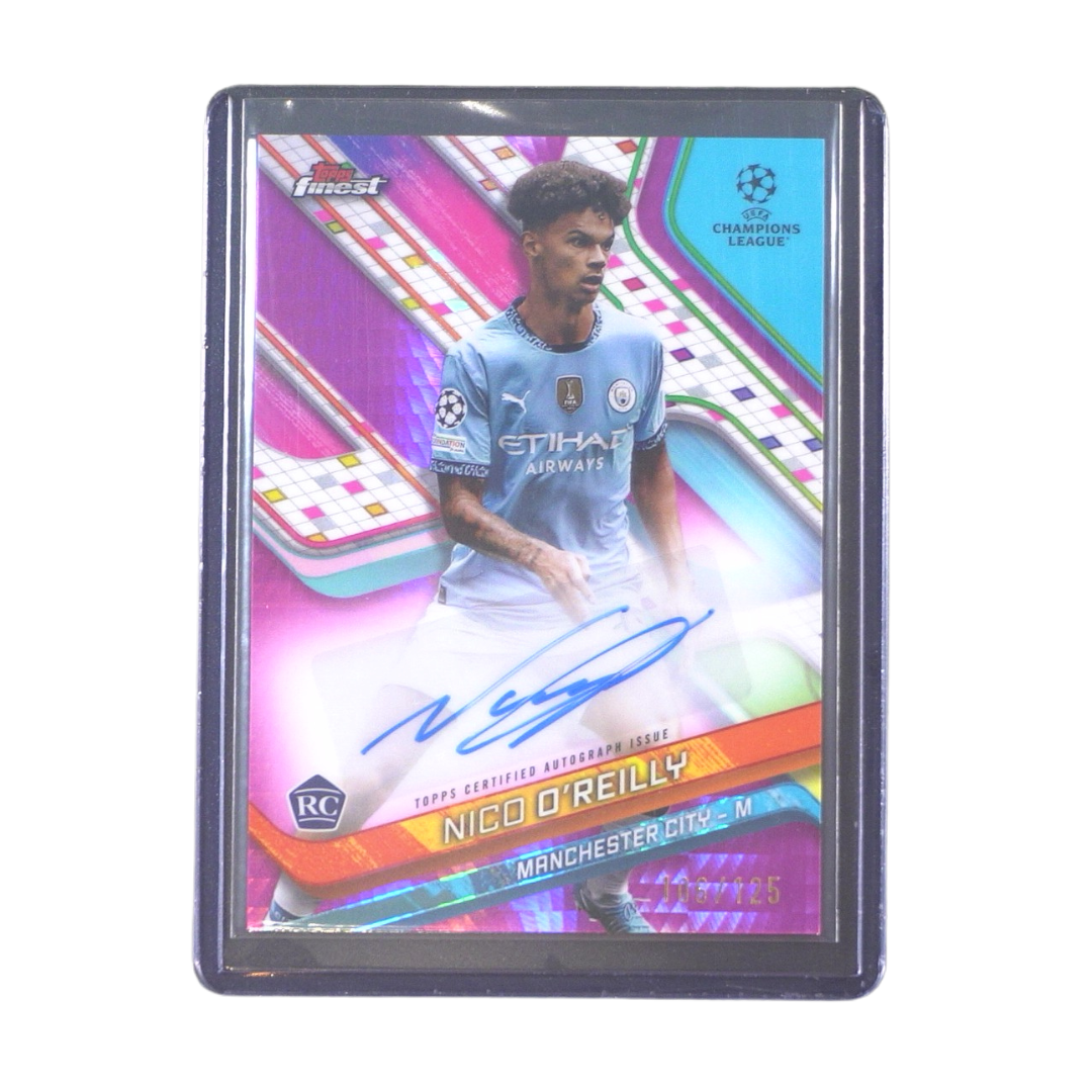 Nico O´Reilly 103/125 Autograph - 2024/25 Topps Finest UEFA Club Competitions (Ungraded Card)