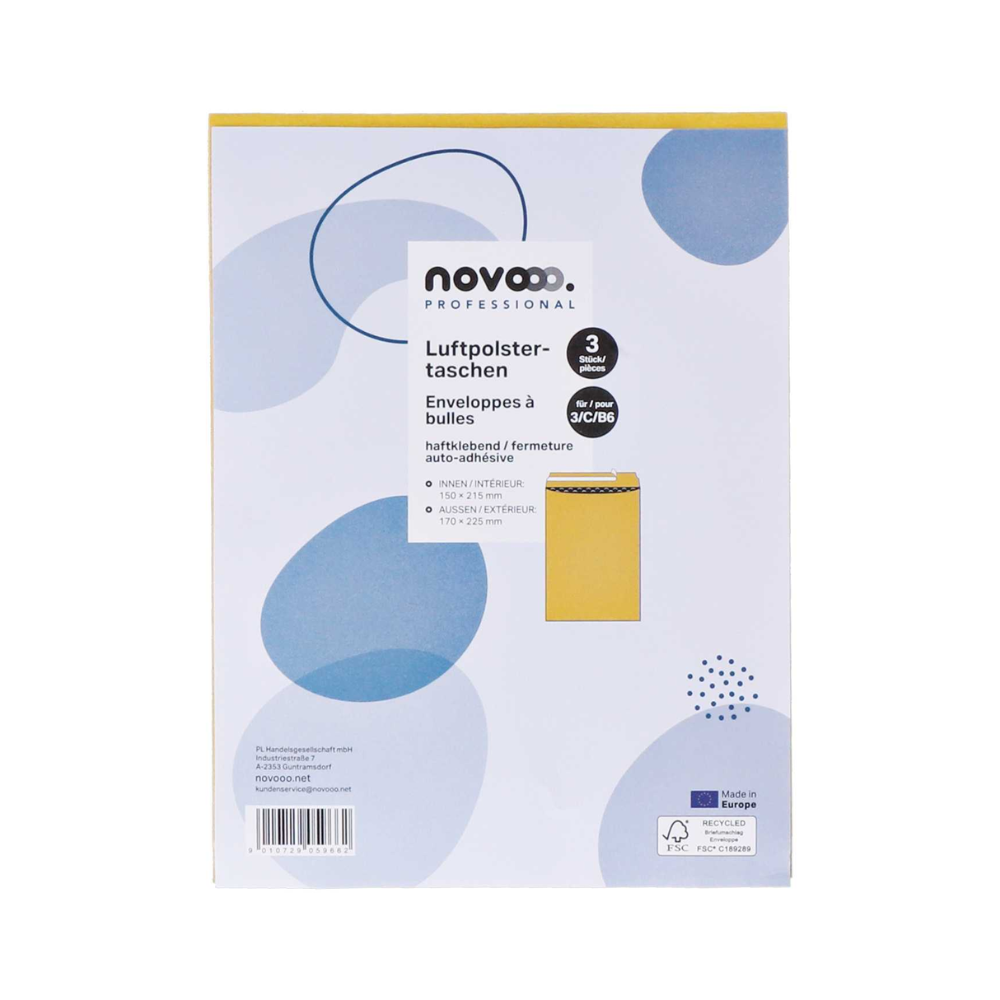 Luftpolstertaschen 150 x 215 mm 3 Stk. Pack B6
