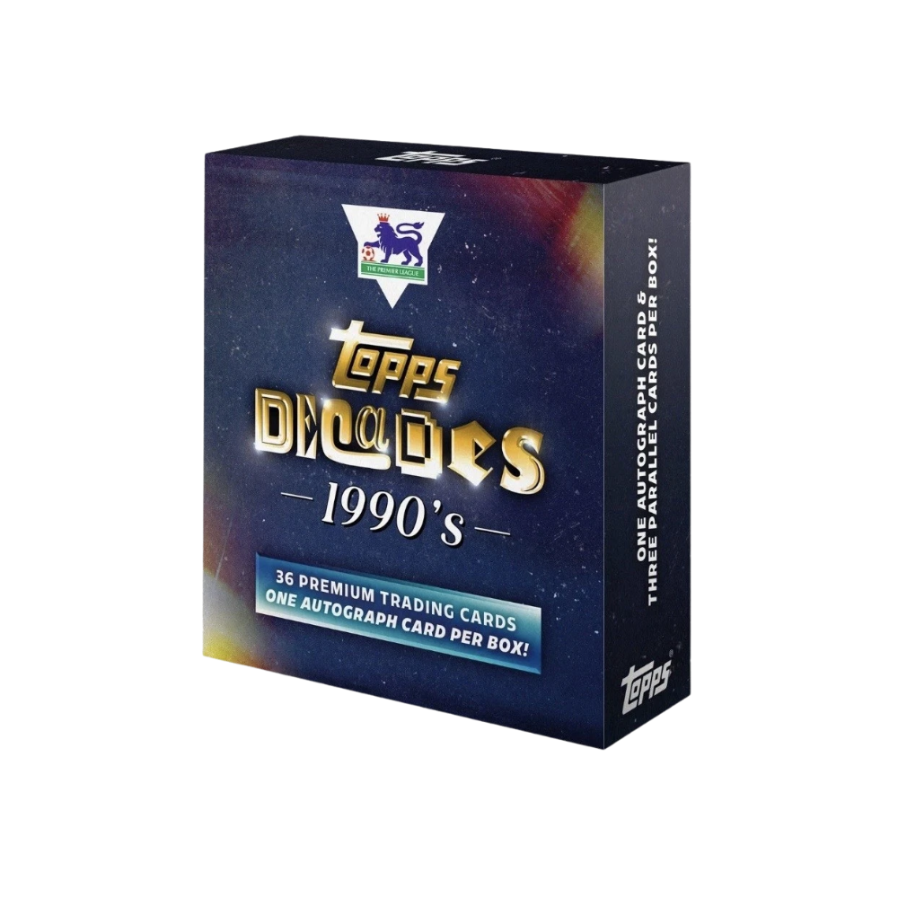 2025 Topps Decades Premier League 90's Edition Box