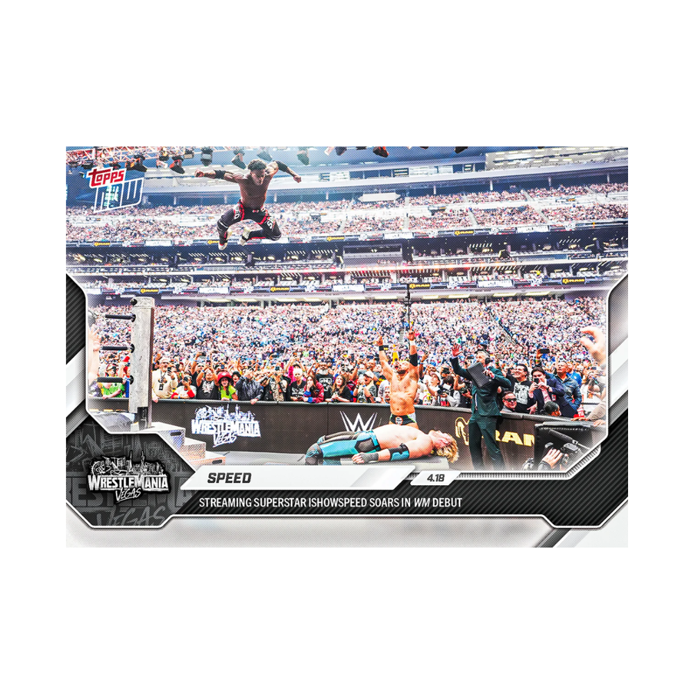 Speed 2026 WWE Topps NOW Card 43