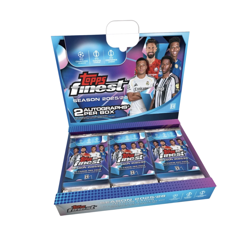 2025-26 Topps Finest UEFA Club Competitions Hobby Box