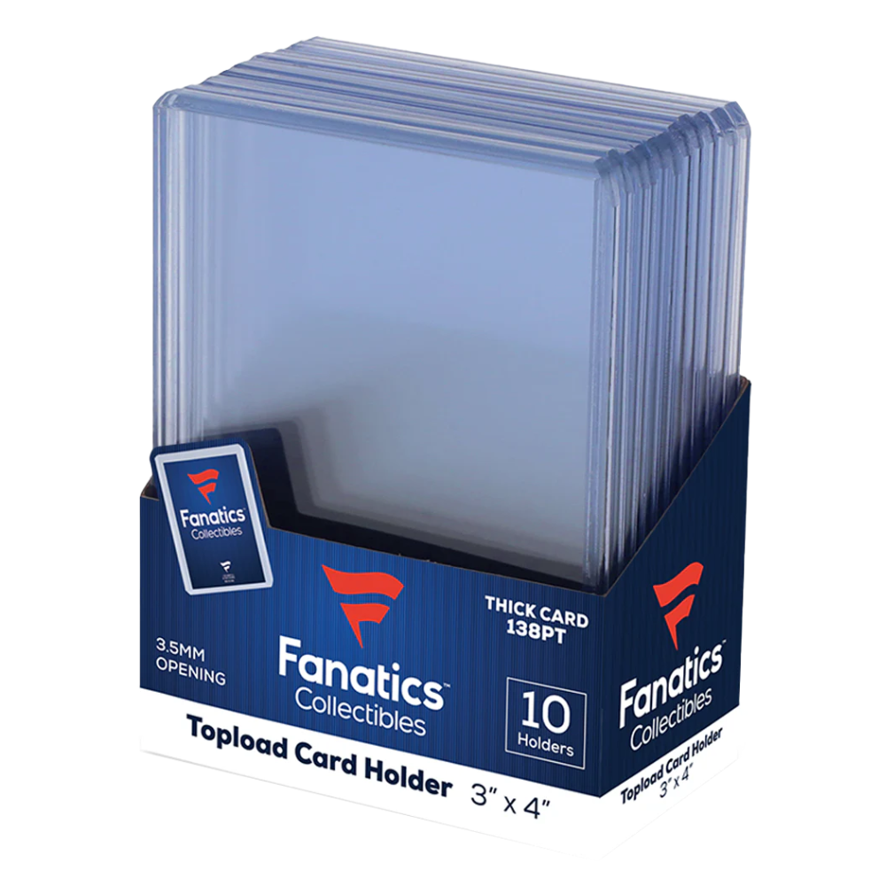 Fanatics Collectibles 138pt 3x4 Top Loader (10ct)