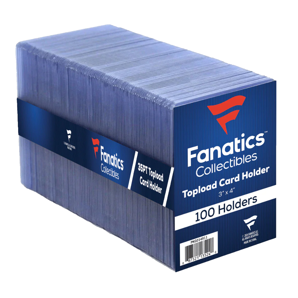 Fanatics Collectibles 35pt 3x4 Top Loaders (100ct)