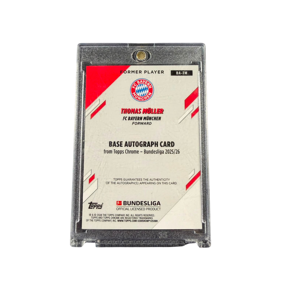 Thomas Müller Bundesliga Chrome Bayern München Auto Orange /25