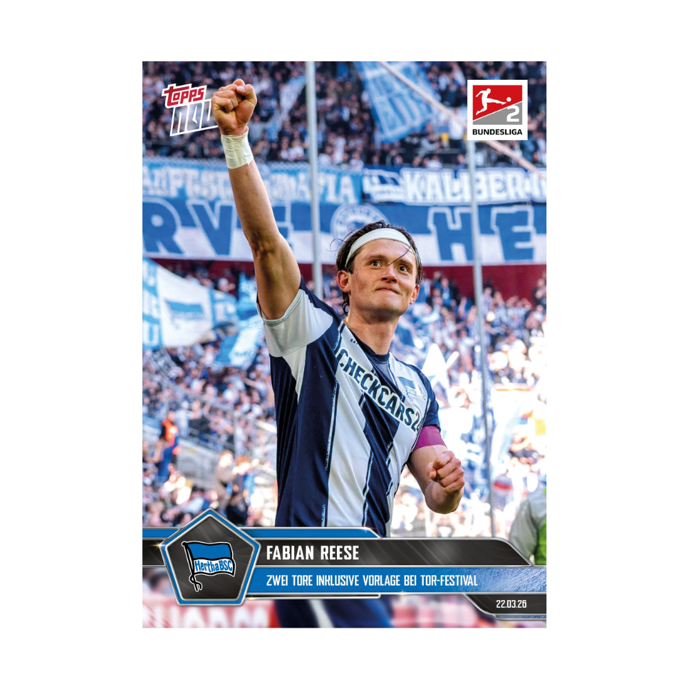 Fabian Reese 2025-26 Bundesliga Topps NOW Card 157