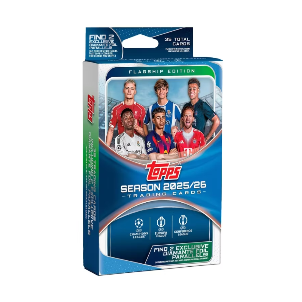 Topps UEFA Club Competitions 2025/26 Hanger Box