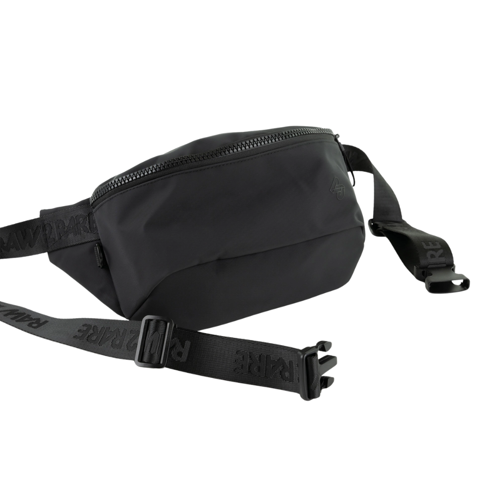 Raw2Rare Crossbody Bag Solid Black 2,5 Liter