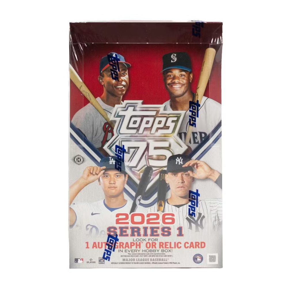 topps 2026 series1 hobby boxシュリンク付き 2026 Topps Series 1 Baseball Hobby Box – Der Kiosk
