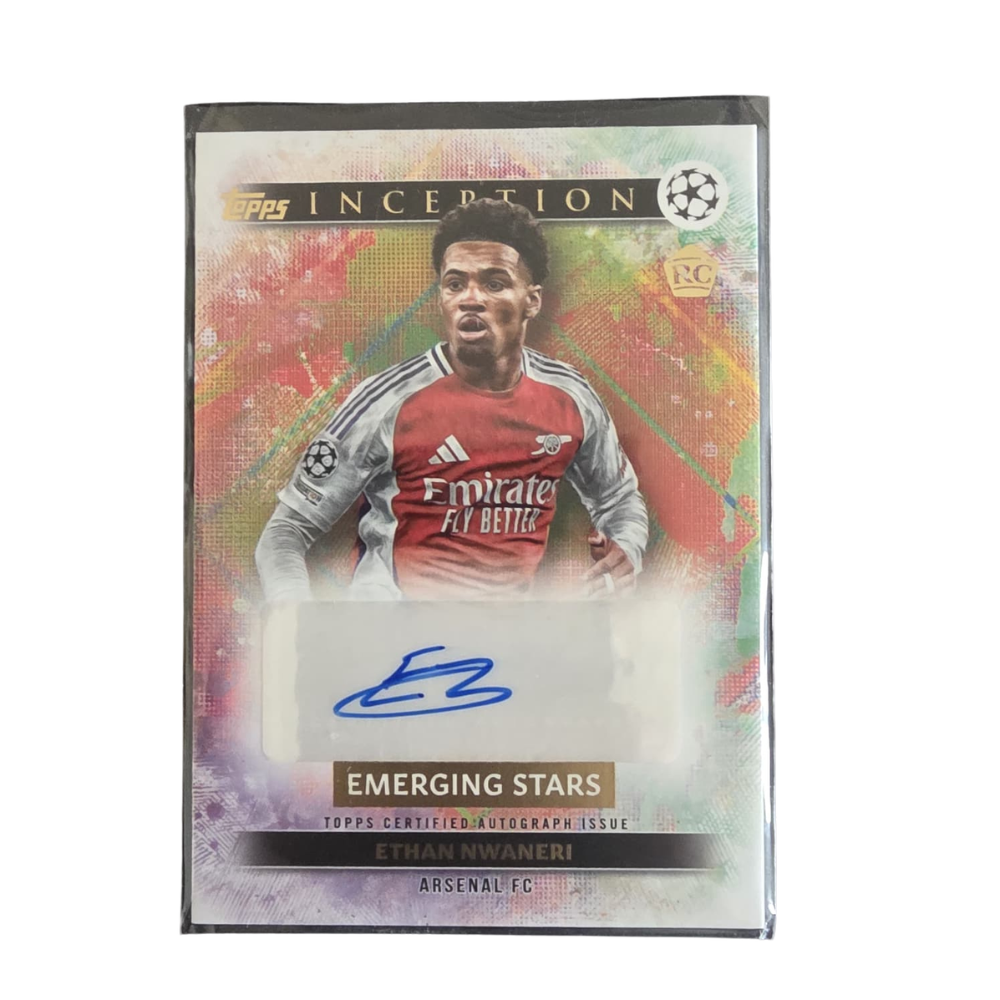 2024-25 Topps Inception UCC Ethan Nwaneri Arsenal FC Auto
