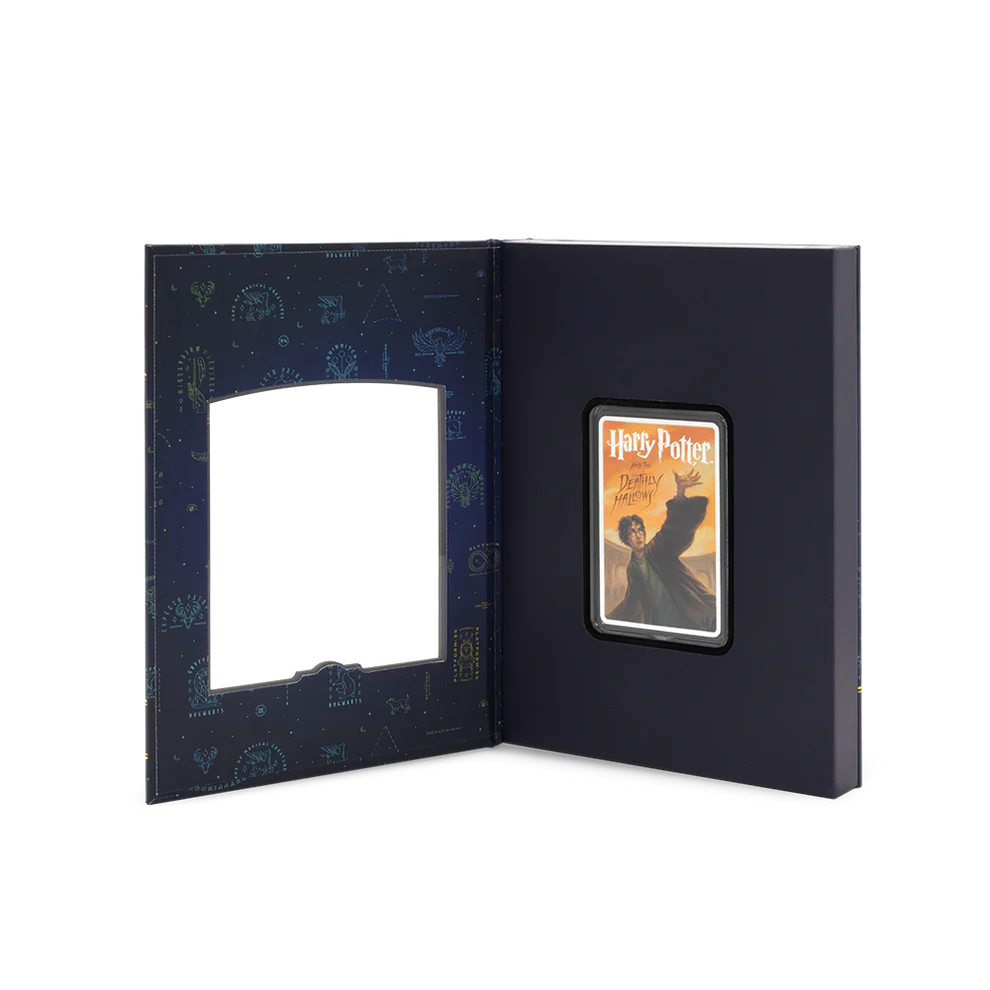 Harry Potter Book Covers: Harry Potter and the Deathly Hallows 2oz Silver