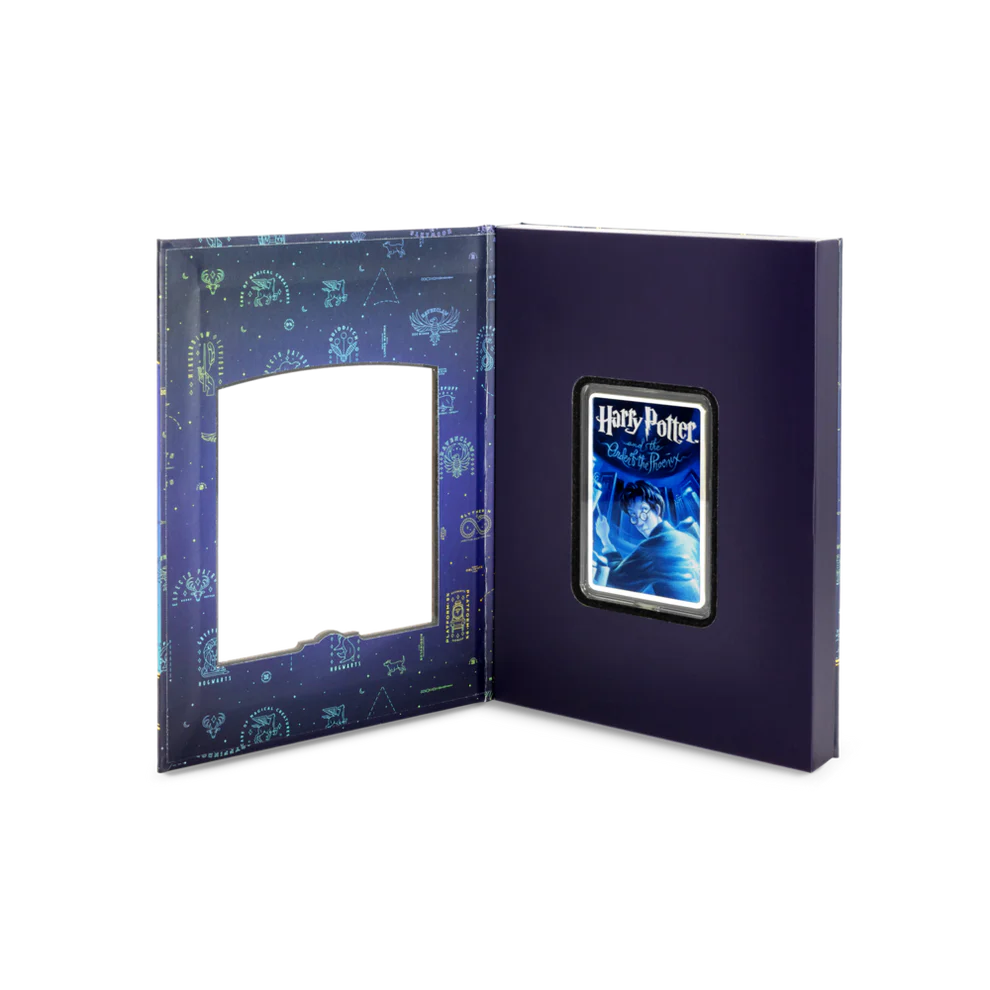 Agoro Harry Potter Book Covers: Harry Potter and the Order of the Phoenix 2oz Silver