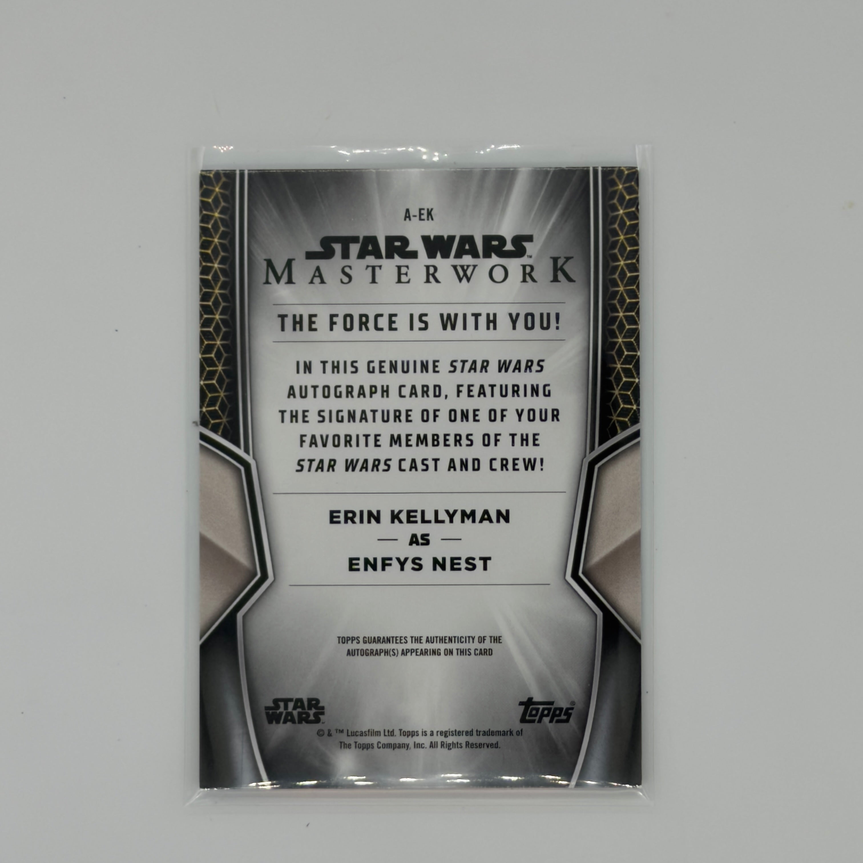 Erin Kellyman as Enfys Nest Star Wars 2026 Masterwork Auto /99