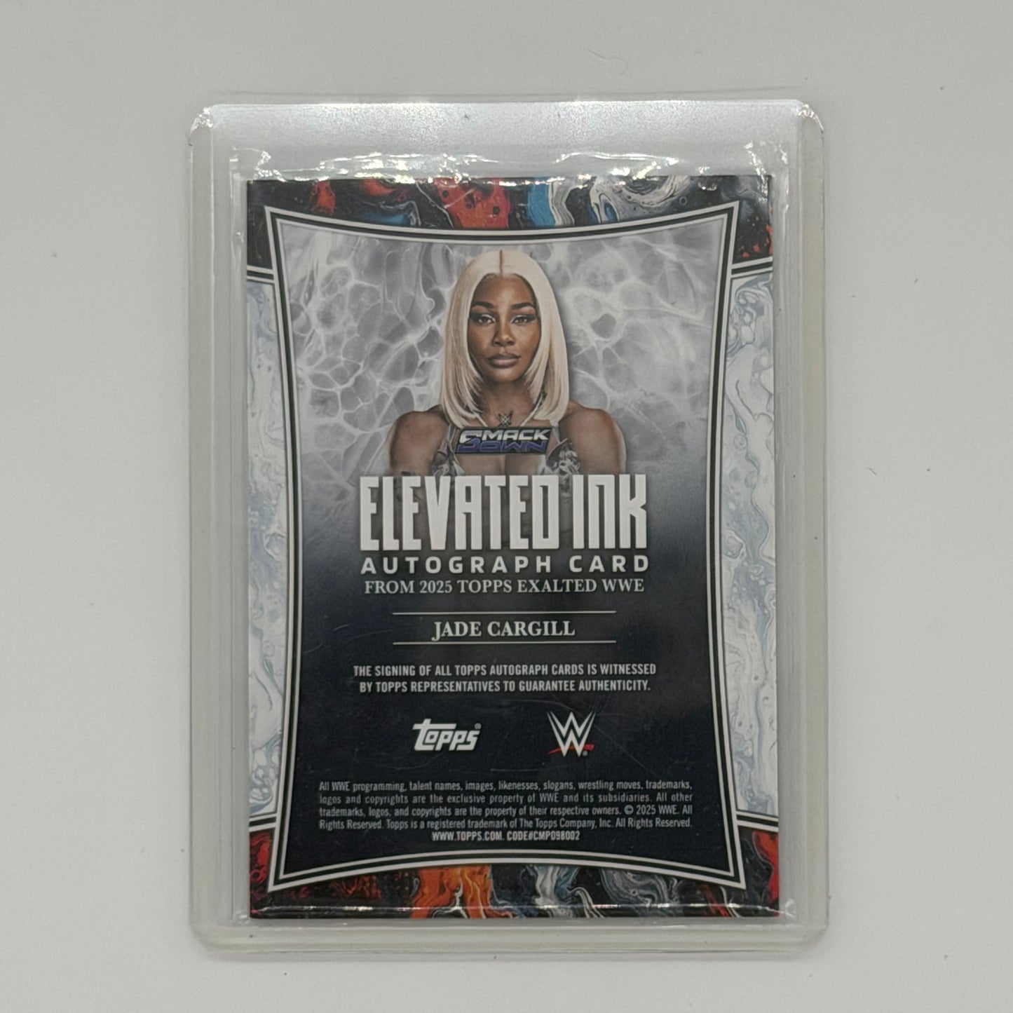 Jade Cargill Wrestling WWE Topps 2025 Elevated Ink Auto /99