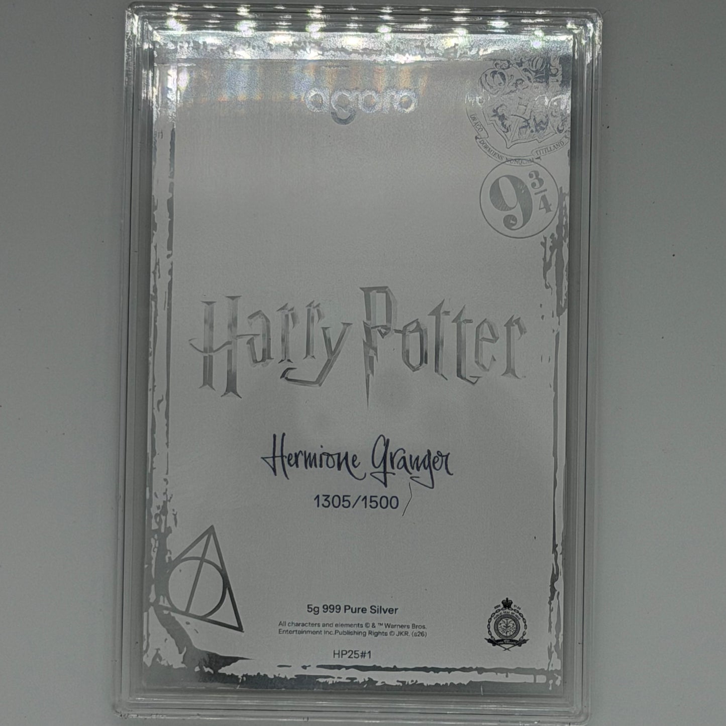 Hermione Granger Harry Potter Agoro 2026 Pure Silver 5g 999 /1500