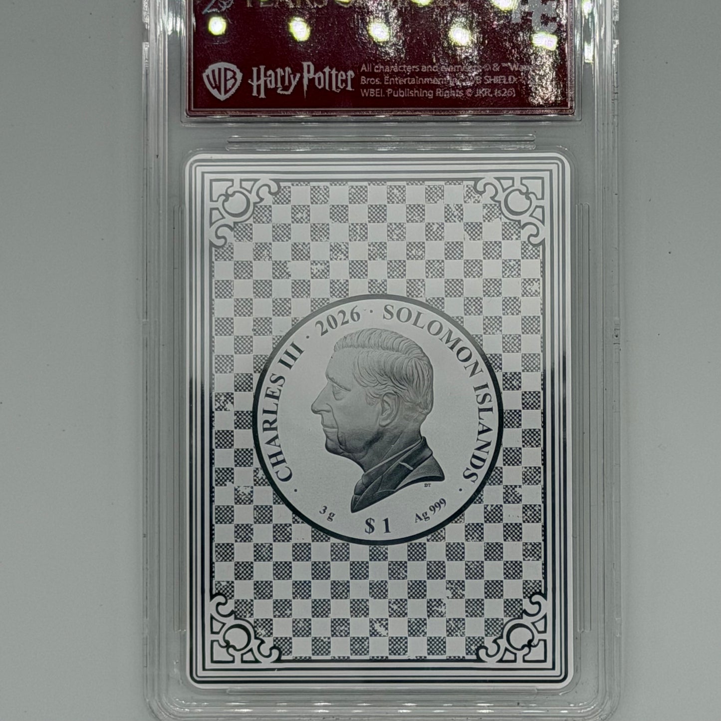 Journey to Hogwarts Harry Potter PCCards 2026 3g Pure Silver Coin /250