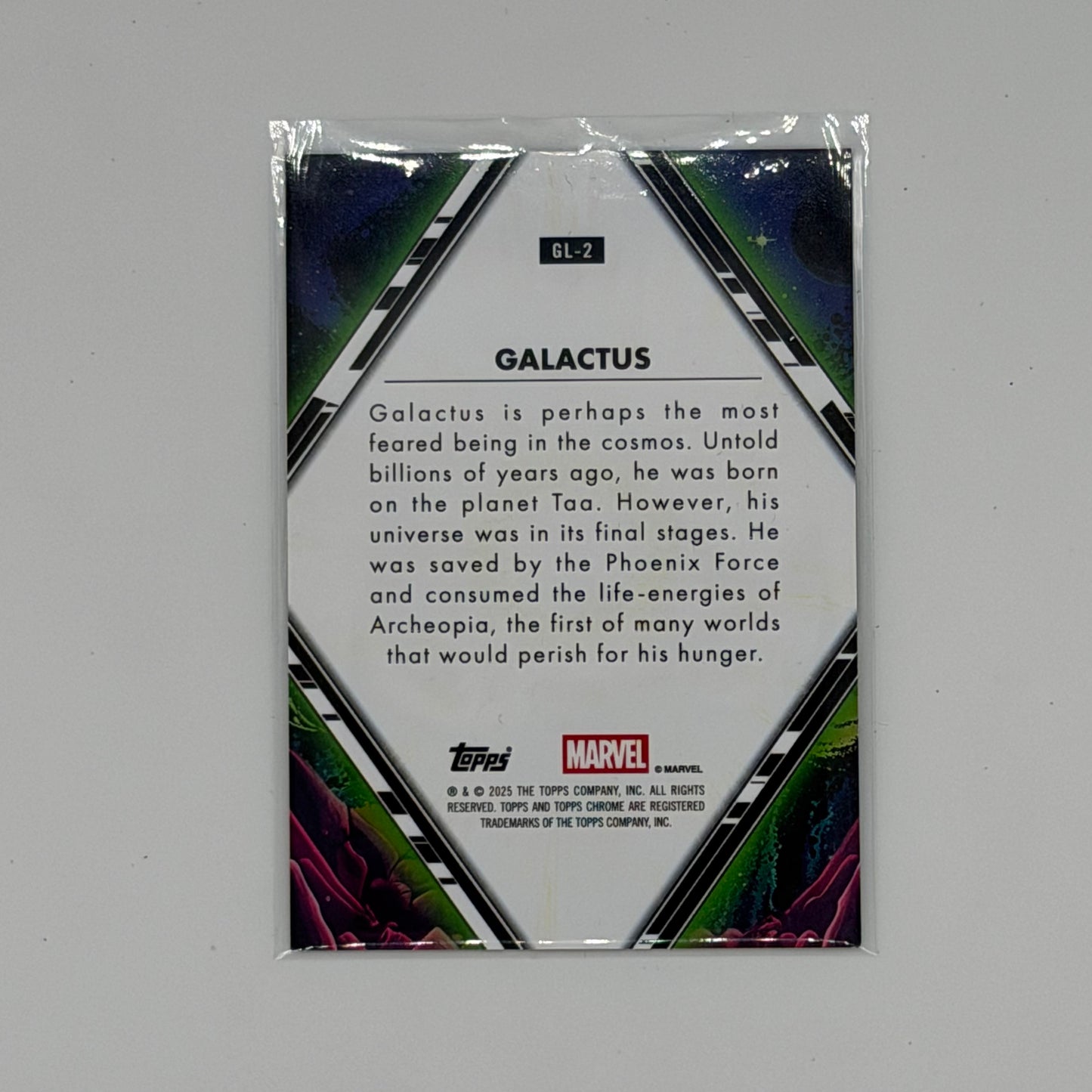 Galactus Marvel Topps 2025 Chrome Galactic Legends /50