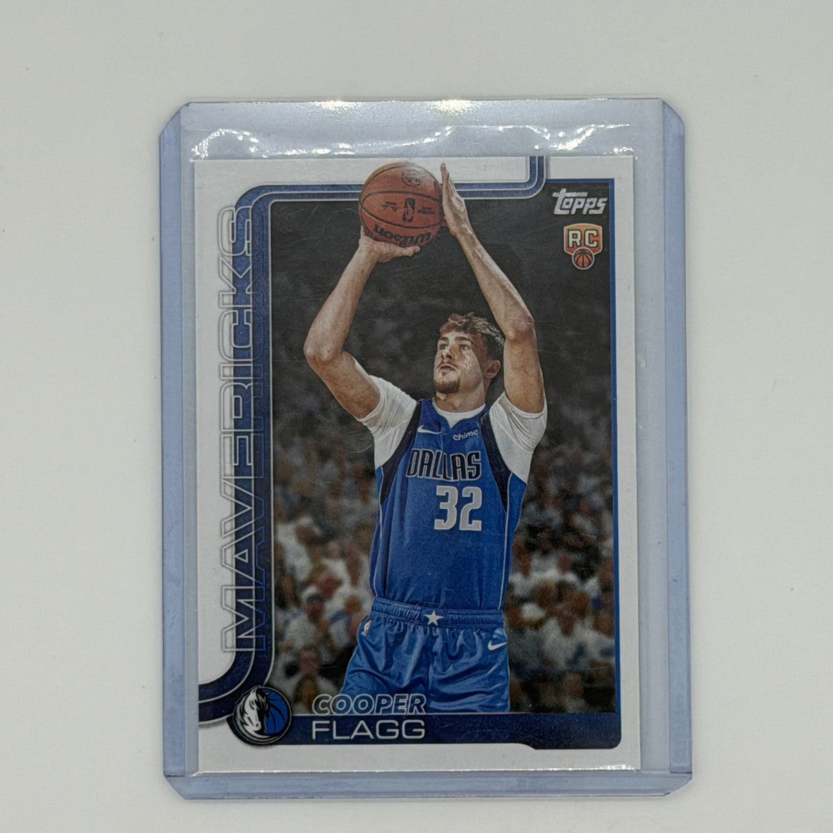 Cooper Flagg Dallas Mavericks NBA Basketball Topps 2025 Flagship