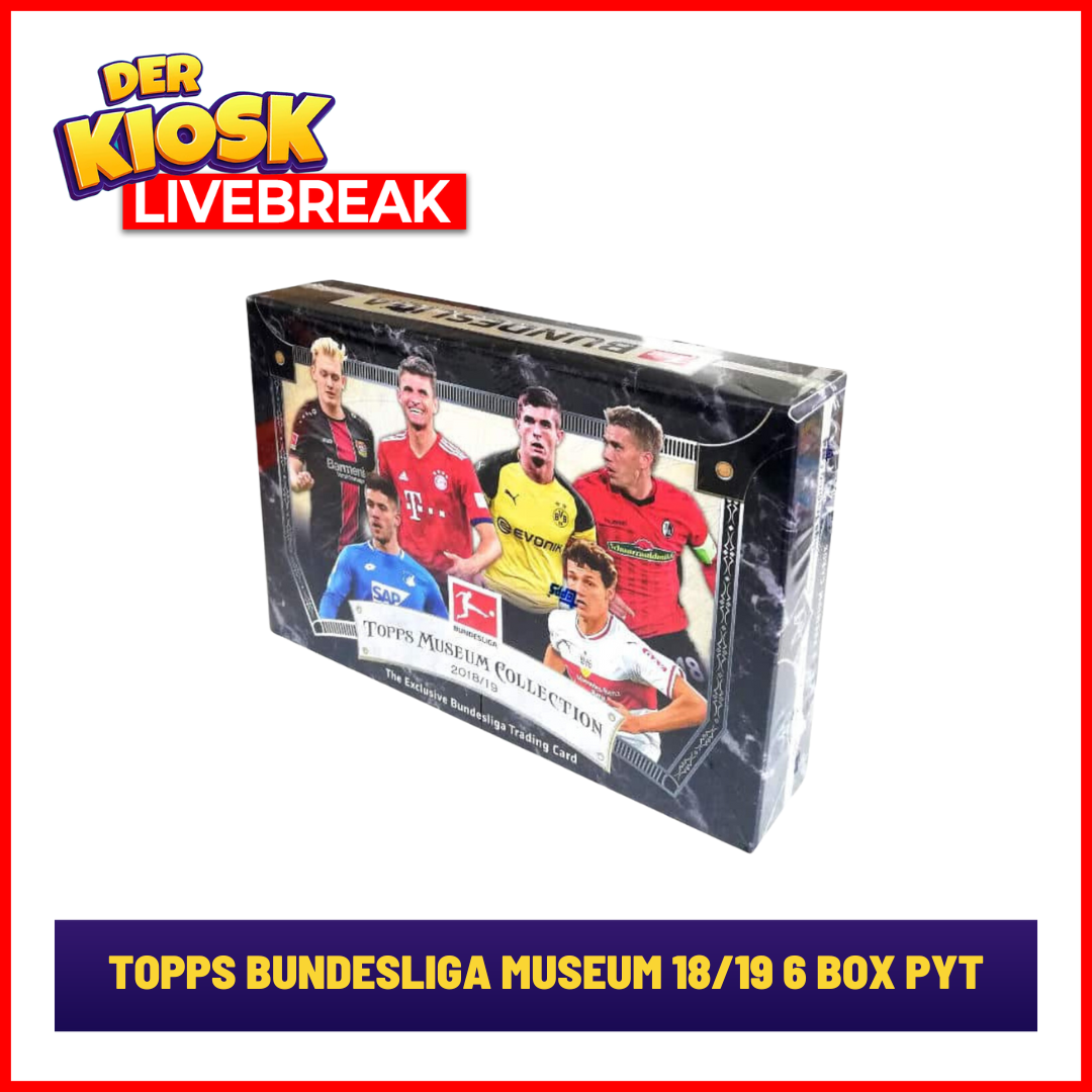 #16 Topps Bundesliga Museum 18/19 6 Box PYT Livebreak