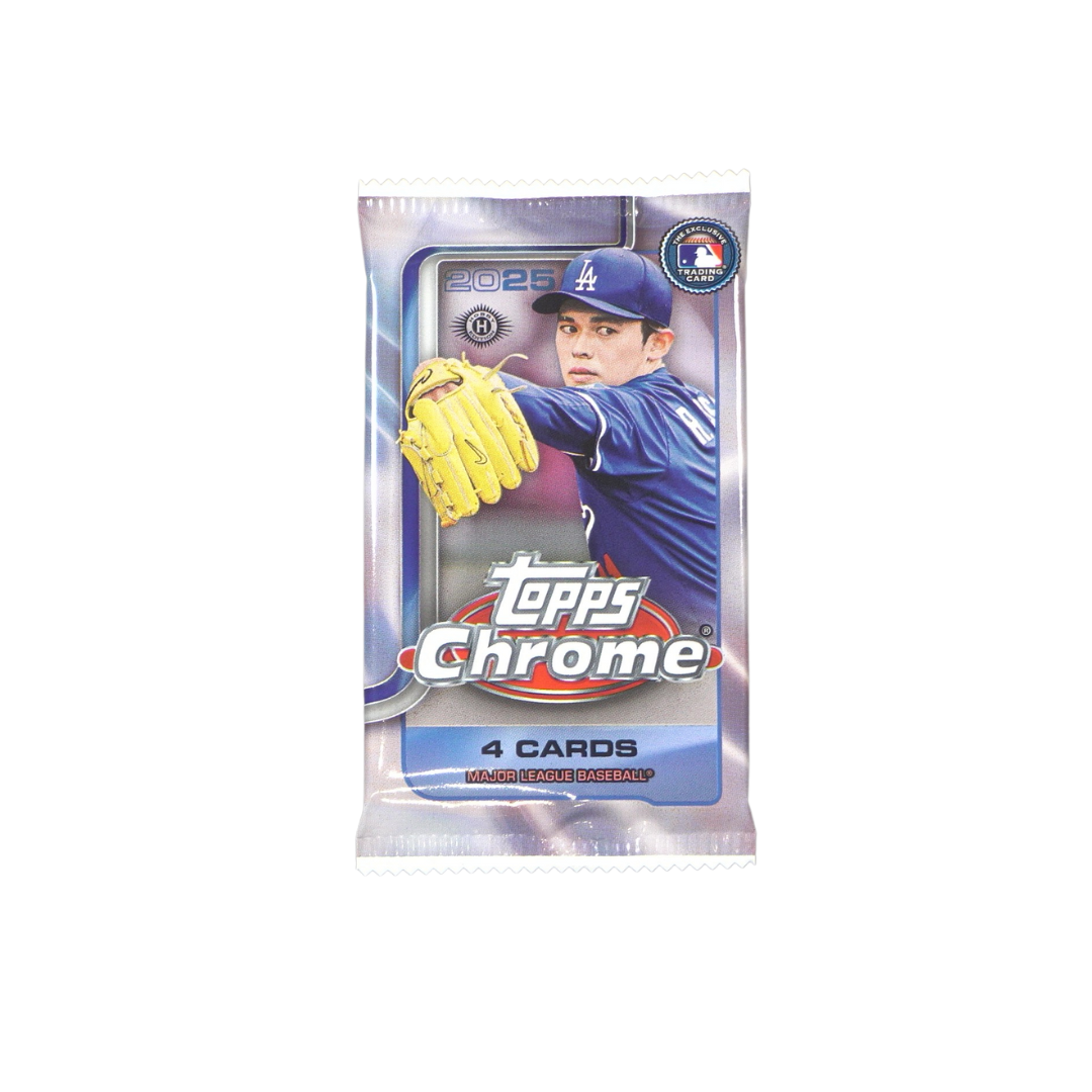 2025 Topps Chrome® Baseball - Hobby Box Einzelpack