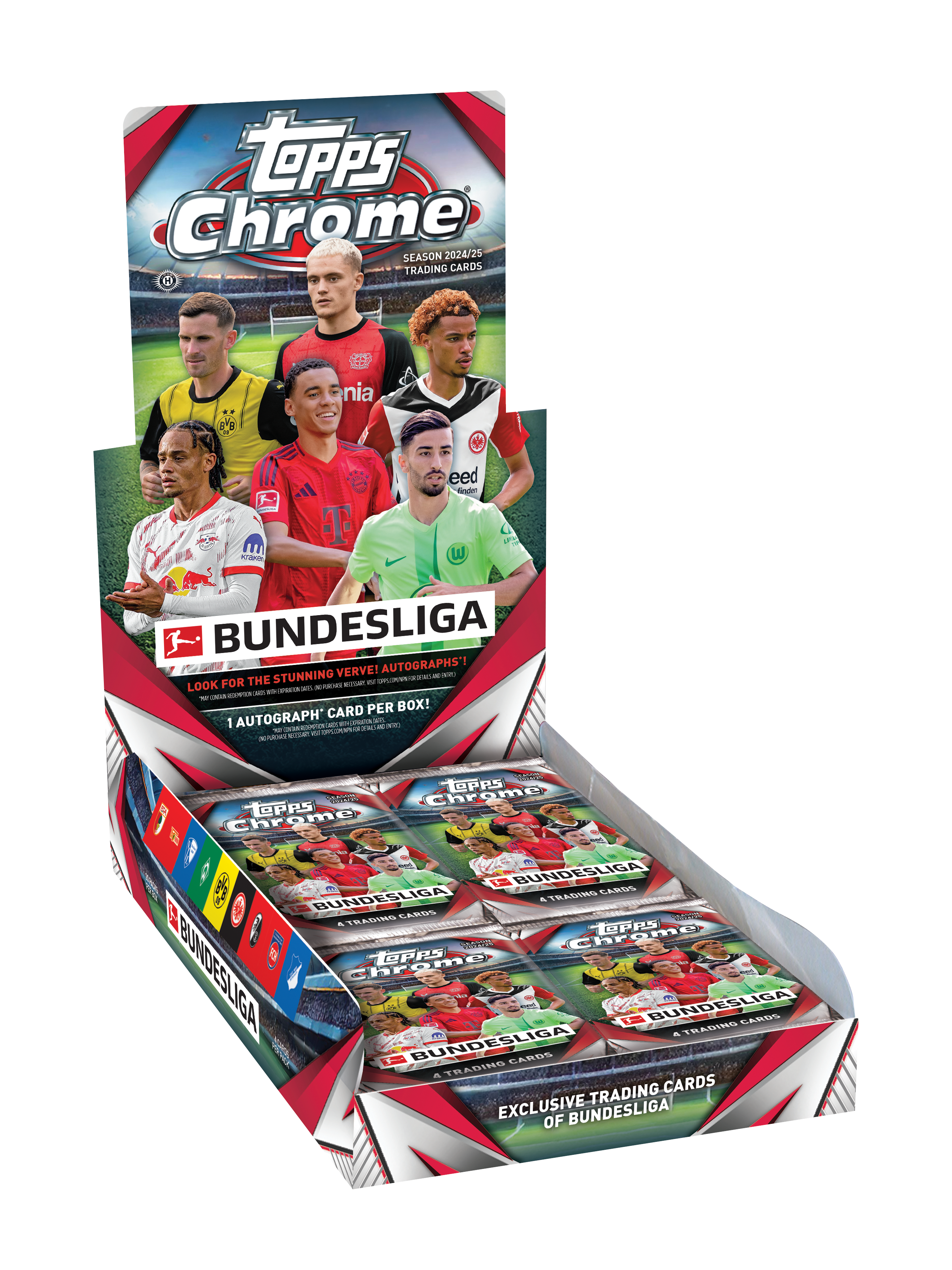 2025 Topps Chrome® Bundesliga - Hobby Box - empfohlen von Atze