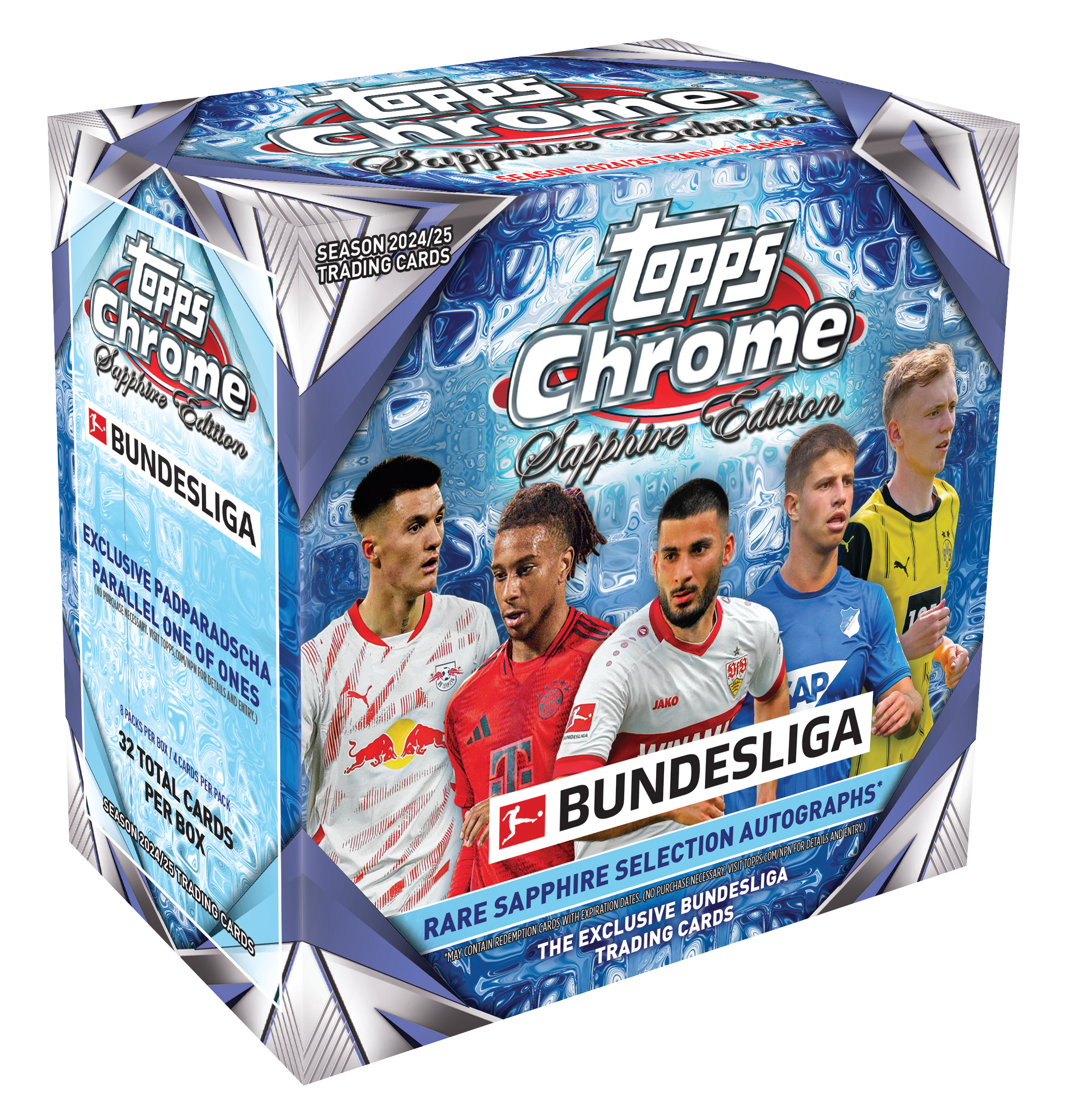 Alt - 2025 Topps Chrome® Sapphire Bundesliga - Hobby Box - empfohlen von Atze