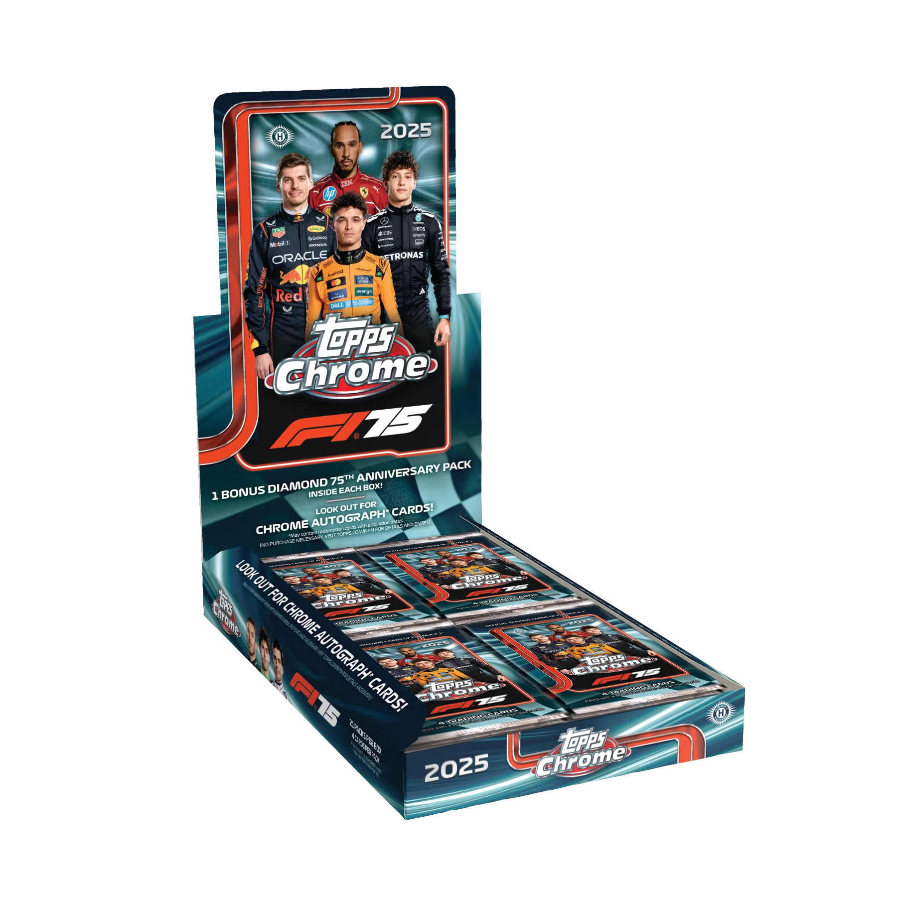 Topps Chrome F1 Formula 1® 2025 Hobby Box