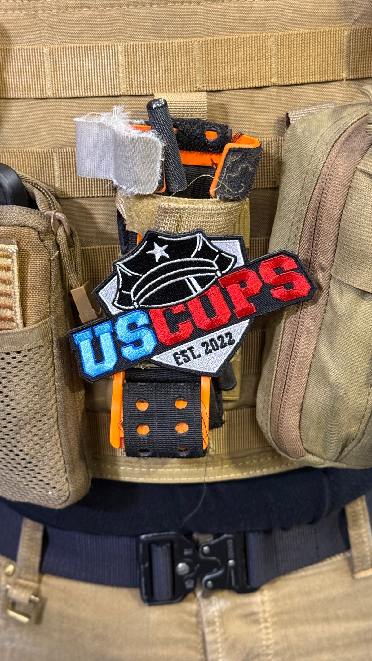 US Cops EST. 2022 Polizei Klettpatch