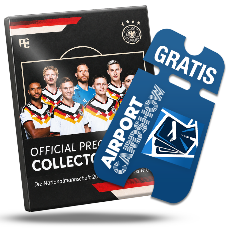 PCCards DFB Team Set WM 2026 + GRATIS AIRPORT CARDSHOW TICKET (Sonntag 11.10.2026)