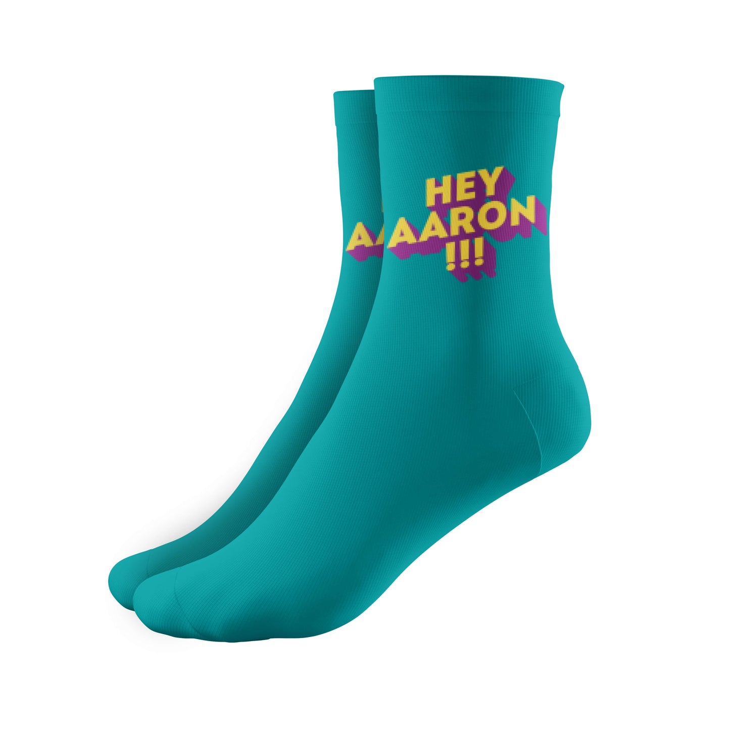 HEY AARON Socken - Schwarz & Mint - Der Kiosk - Offiziell