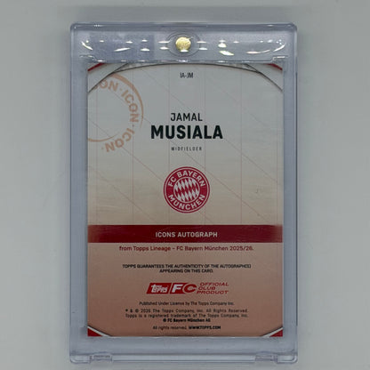 Jamal Musiala Lineage Topps 2025-26 Bayern München Auto /34