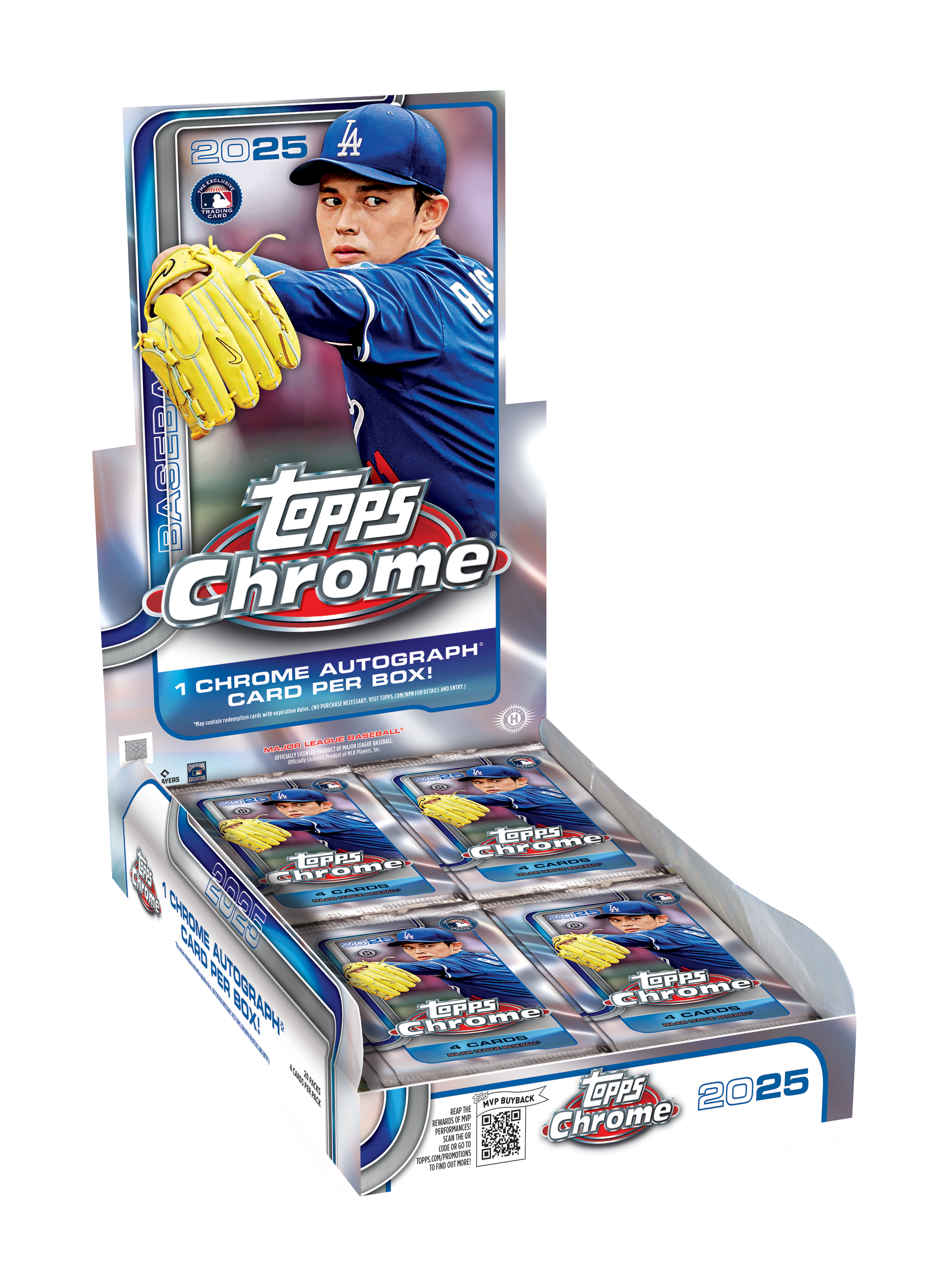 2025 Topps Chrome® Baseball - Hobby Box