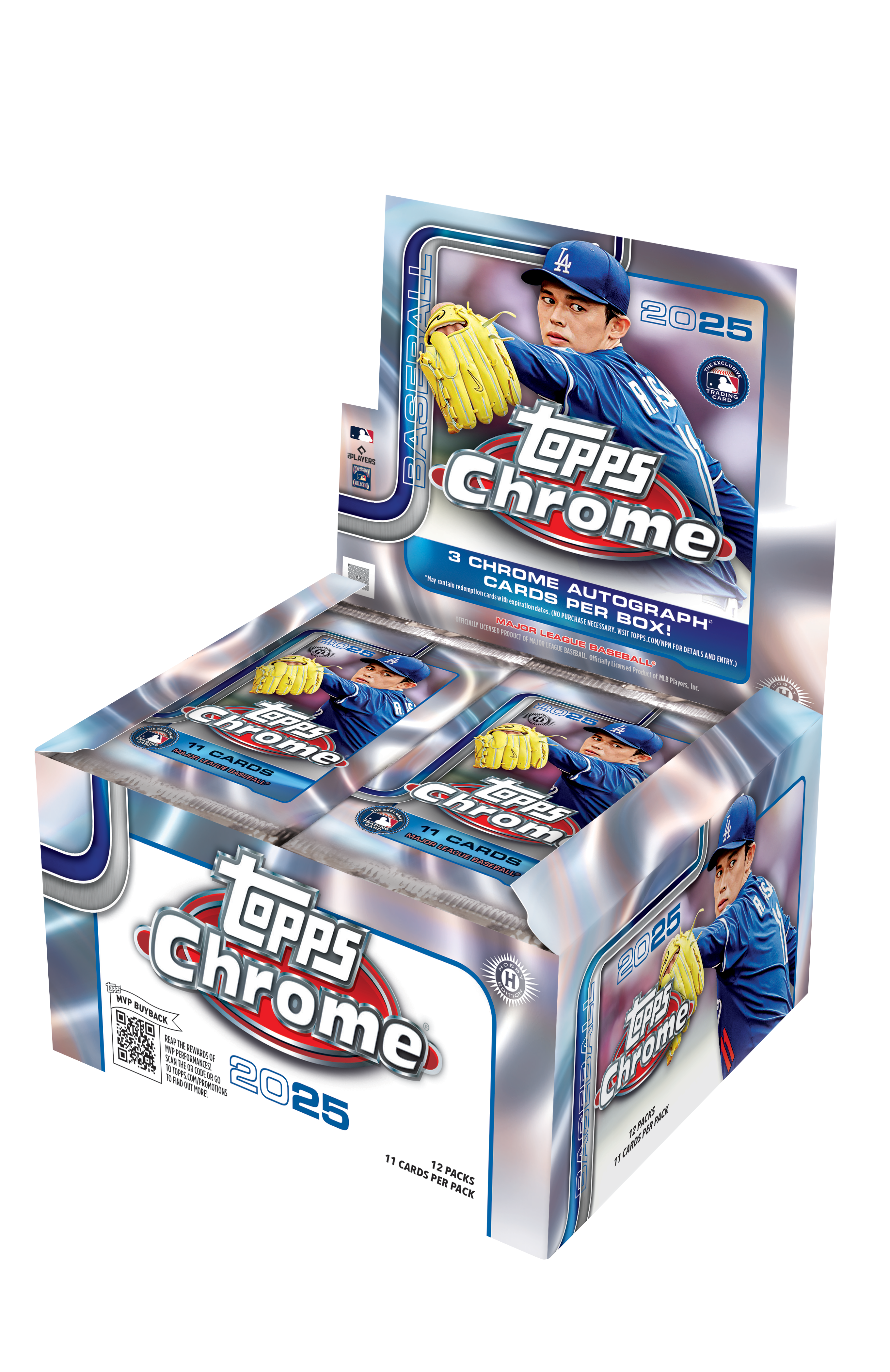 2025 Topps Chrome® Baseball - Hobby Jumbo Box