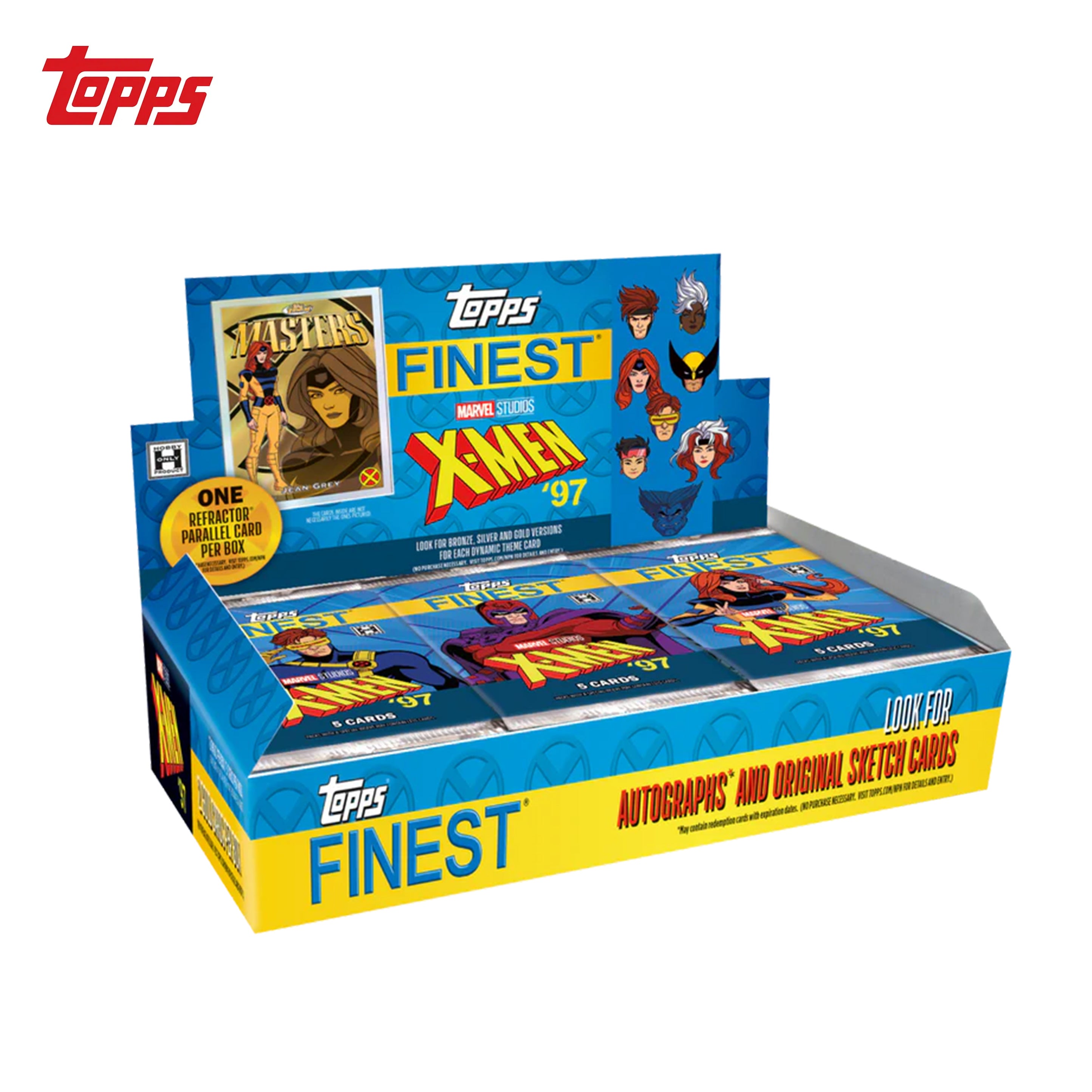 2025 Topps Finest® X-Men 97' - Hobby Box