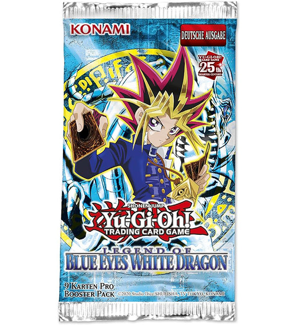Yu-Gi-Oh Legend of Blue Eyes White Dragon I 25th Ann. Edition I Deutsch Einzel Booster - Der Kiosk - Offiziell