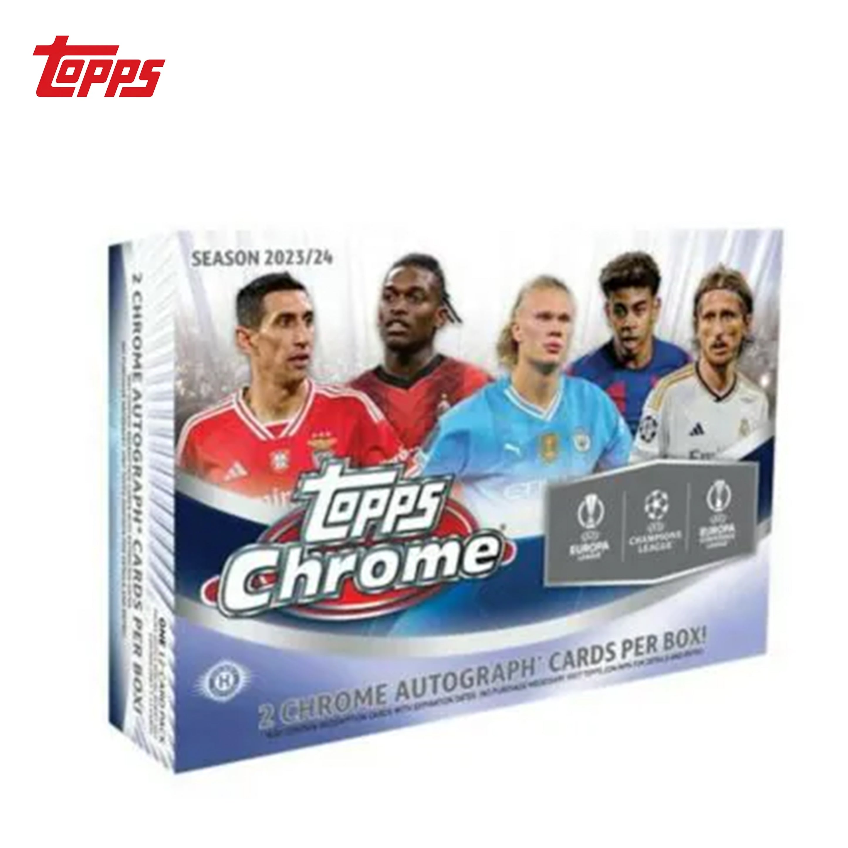 2023/24 Topps Chrome UEFA Club Competitions Soccer Breaker Delight Box