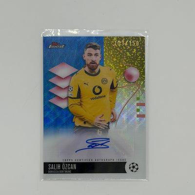 Salih Özcan Finest UCC Topps 2025-26 Dortmund Auto /150